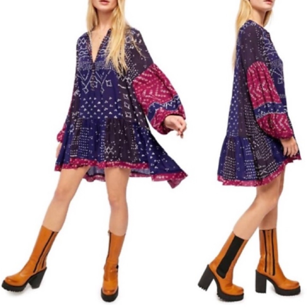 NEW Free People Shibori Tunic